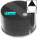 MANOPOLA D.6MM. B+M+1 MM.