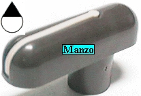 MANOPOLA D.6MM. B+M+15 MM.