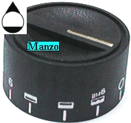 MANOPOLA D.8MM. A-M+0 FORNO-GRILL