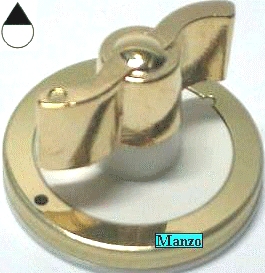 MANOPOLA D.6MM. B+M+0 DORATA