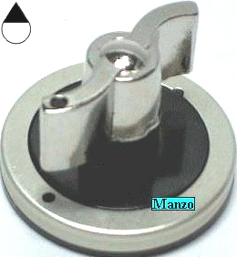 MANOPOLA D.6MM. B+M+0 CROMATA