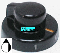MANOPOLA D.6MM. D+M-1 MM. ELETTR.0-6