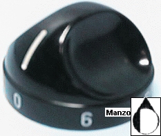 MANOPOLA D.6MM. C+M-1 MM. ELETTR.0-6