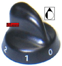 MANOPOLA D.6MM. C+M+1MM. P/EL. 0-6 D.38