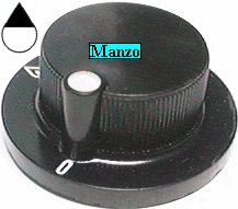 MANOPOLA D.8MM. B-M-2 MM.