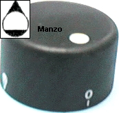 MANOPOLA D.8MM. A-M+0