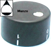 MANOPOLA D.6MM. A+M-0 ELETT.0-4
