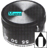 MANOPOLA D.7MM. H-M-2 MM.