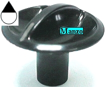 MANOPOLA D.6MM. B+M+26 MM. CONCAVA