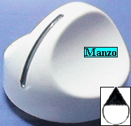 MANOPOLA D.6MM. B+M+2 MM. GAS