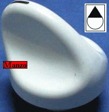 MANOPOLA D.6MM B+M+10MM. P/C GAS