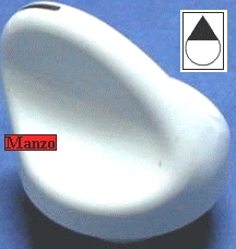 MANOPOLA D.6MM. B+M+5MM. P/C A GOCCIA