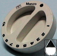 MANOPOLA D.6MM B+M+17 MM.FO/EL0-10