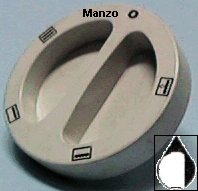 MANOPOLA D.6MM. D+M+17 MM. FOR/ELETT