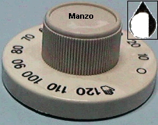 MANOPOLA D.6MM. D+M+0 CONTAMINUTI
