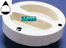 MANOPOLA D.6MM. A+M+17 MM.