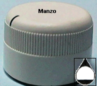 MANOPOLA D.6MM. A+M+2 MM. GAS