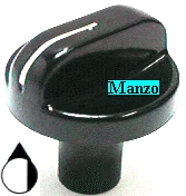 MANOPOLA D.6MM. D+M+27 MM. FORNO