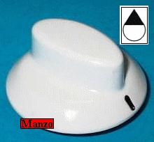 MANOPOLA D.6MM. B+M+7MM. FORNO/CONTAM