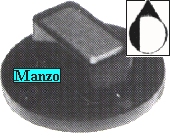 MANOPOLA D.8MM. C-M+3 MM.