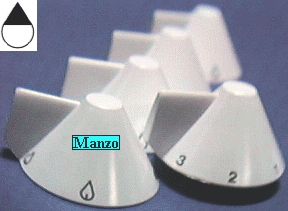 MANOPOLA D.6MM. B+M+4 MM. KIT 4+1