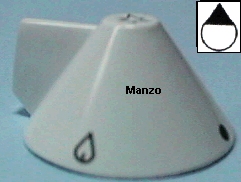 MANOPOLA D.6MM. B-M-4 MM. GAS