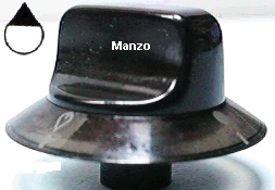 MANOPOLA D.6MM. B+M+12 MM.