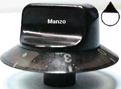 MANOPOLA D.6MM. B+M+12 MM. ELETTRICA
