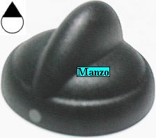 MANOPOLA D.6MM. B+M-4 MM. GAS P/C