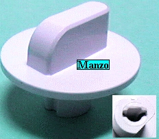 MANOPOLA D.6MM. B+M+18 MM.