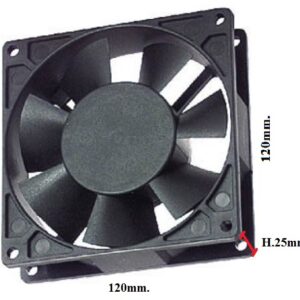 ELETTROVENTILATORE 220V 120X120X25