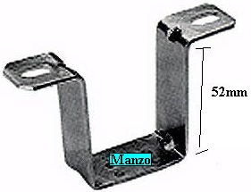 STAFFA ELETTROVENTILATORE 5W H.52MM.