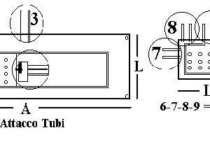 PIASTRA 1TUBO 271X496 AT.7 1800MM.