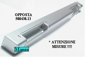 MANIGLIA FRIGO 30X540X40
