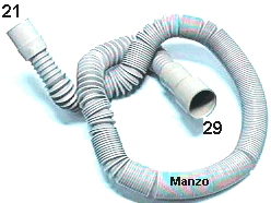 TUBO SCARICO SPIRALATO EST.2.5MT.D.21-29