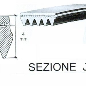 CINGHIA RIGATA 1250 J5 O J4 MA