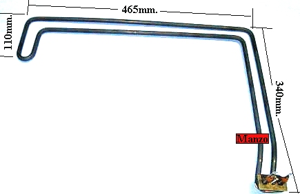 RESISTENZA 2200W LAVASTOVIGLIE 340X465X110