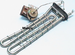 RESISTENZA 2400W L/S C/TERMOS. 228MM