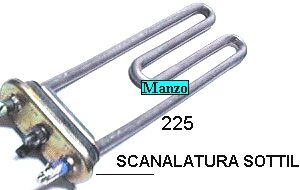 RESISTENZA 1950W C/TERMOFUS. 225MM.