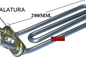 RESISTENZA 1800W C/TERMOF. SCANAL CM20 ORDINARE