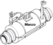 RESISTENZA 1950W CILINDRICA LS