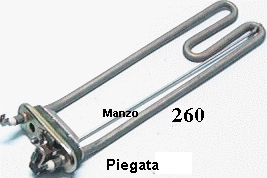RESISTENZA 2200W C/TERMOF.260MM