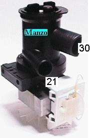 POMPA SCARICO C/ALTO 22X30 PLAS