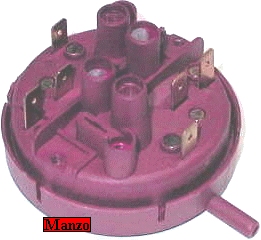 PRESSOSTATO 6 C. 180°DOPPIO METAL HD 505