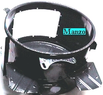 VASCA SMALTATA C/A IMBOCCO 285X204MM