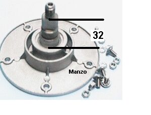 SUPPORTO CESTO C/A L/P H.32MM.