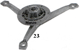 SUPPORTO CESTO COMPL.MOZZO 45 CM23