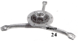 SUPPORTO CESTO COMPL.MOZZO 45 CM24