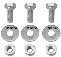 BULLONE 10X25 + ROND+DADO N'3