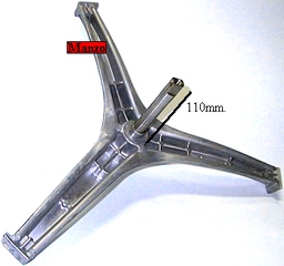 SUPPORTO CUSCINETTI (2-6203) H.110 AT.22